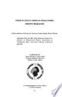 Words of Today's American Indian Women, Ohoyo Makachi