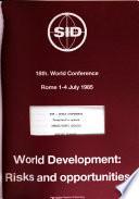 World Development, Risks and Opportunities