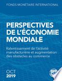 World Economic Outlook, October 2019