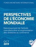 World Economic Outlook, October 2019