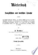Wörterbuch der französischen und deutschen Sprache enthaltend eine Auswahl erläuternder Beispiele ...