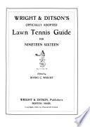 Wright and Ditson's Lawn Tennis Guide