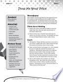 Writing Lesson Level 4--Show Me Your Voice