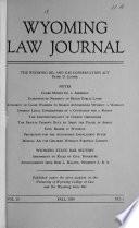 Wyoming Law Journal