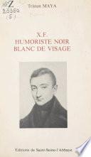 X.F., humoriste noir, blanc de visage