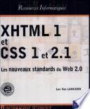 XHTML 1 et CSS 1 et 2.1