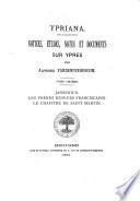 Ypriana: Jansenius. Les frères mineurs franciscains. Le chapitre de Saint Martin
