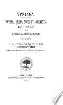 Ypriana: Les chambre des échevins