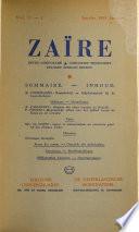 Zaïre; Revue Congolaise