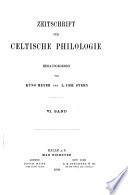 Zeitschrift für celtische Philologie