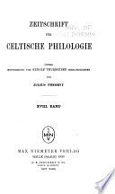Zeitschrift für celtische Philologie