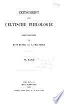 Zeitschrift für celtische Philologie