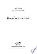 Zola, tel qu'en lui-même