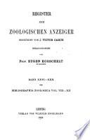 Zoologischer Anzeiger