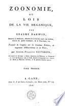 Zoonomie, ou Lois de la vie organique